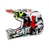 KASK MOTOCYKLOWY Z GOGLAMI JUNIOR LEATT MOTO 3.5 ZEBRA L